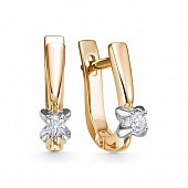 Сапфир каталог товаров Серьги из золота с бриллиантом