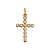 Сапфир каталог товаров Подвеска крест из золота с фианитом