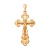 Сапфир каталог товаров Подвеска крест из серебра с позолотой