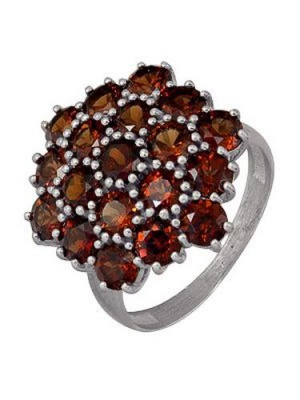 Сапфир каталог товаров Кольцо из серебра с гранатом 