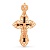 Сапфир каталог товаров Крест из золота с фианитом, эмалью