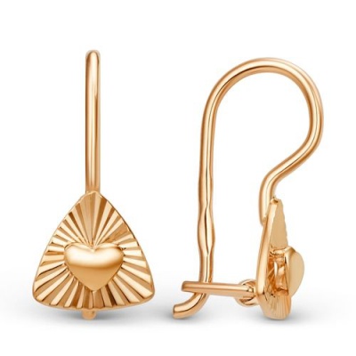 Сапфир каталог товаров Серьги-детские из золота 