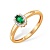 Сапфир каталог товаров Кольцо из золота с бриллиантом, изумрудом
