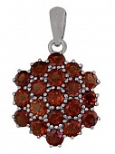 Сапфир каталог товаров Подвеска из серебра с гранатом