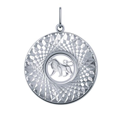 Сапфир каталог товаров Подвеска знак зодиака из серебра 