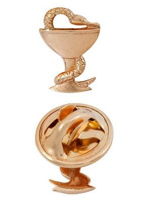 Сапфир каталог товаров Значок из серебра с позолотой 