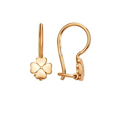 Сапфир каталог товаров Серьги-детские из золота 