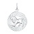 Сапфир каталог товаров Подвеска знак зодиака Лев из серебра