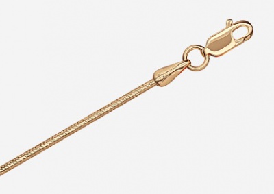 Сапфир каталог товаров Браслет женский снейк с алмазной гранью из золота 