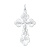 Сапфир каталог товаров Подвеска крест из серебра