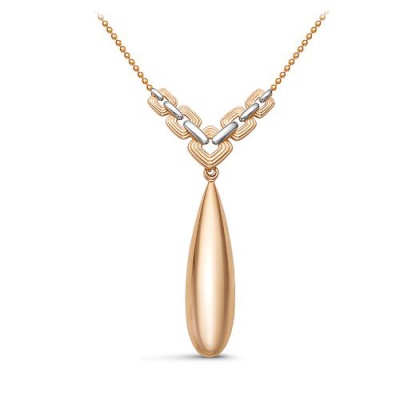 Сапфир каталог товаров Колье из золота с фианитом 