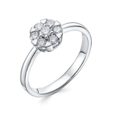 Сапфир каталог товаров Кольцо из белого золота с бриллиантом 