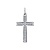 Сапфир каталог товаров Подвеска крест из серебра с фианитом