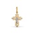 Сапфир каталог товаров Крест из золота с фианитом